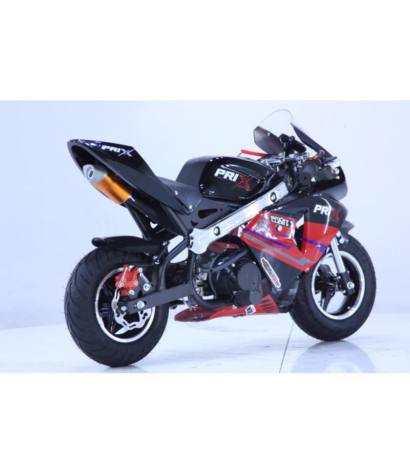 Pocket bike 49cc Negra replica de Polini. Producto Nuevo. Precio 290€